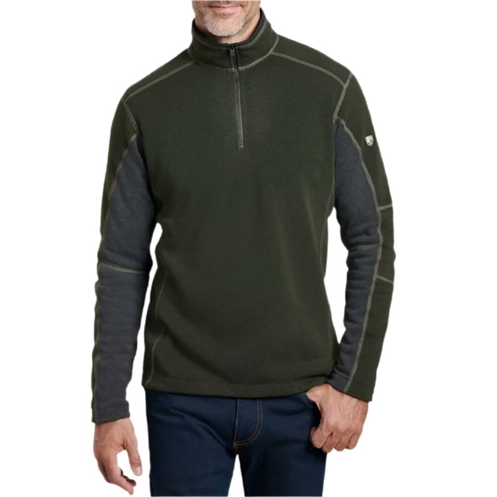 Kuhl Forest Green Zip-Up Men's Sweater